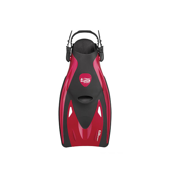 Ласты Tusa Sport UF-21 (L (40-46); чёрный-красный металик)